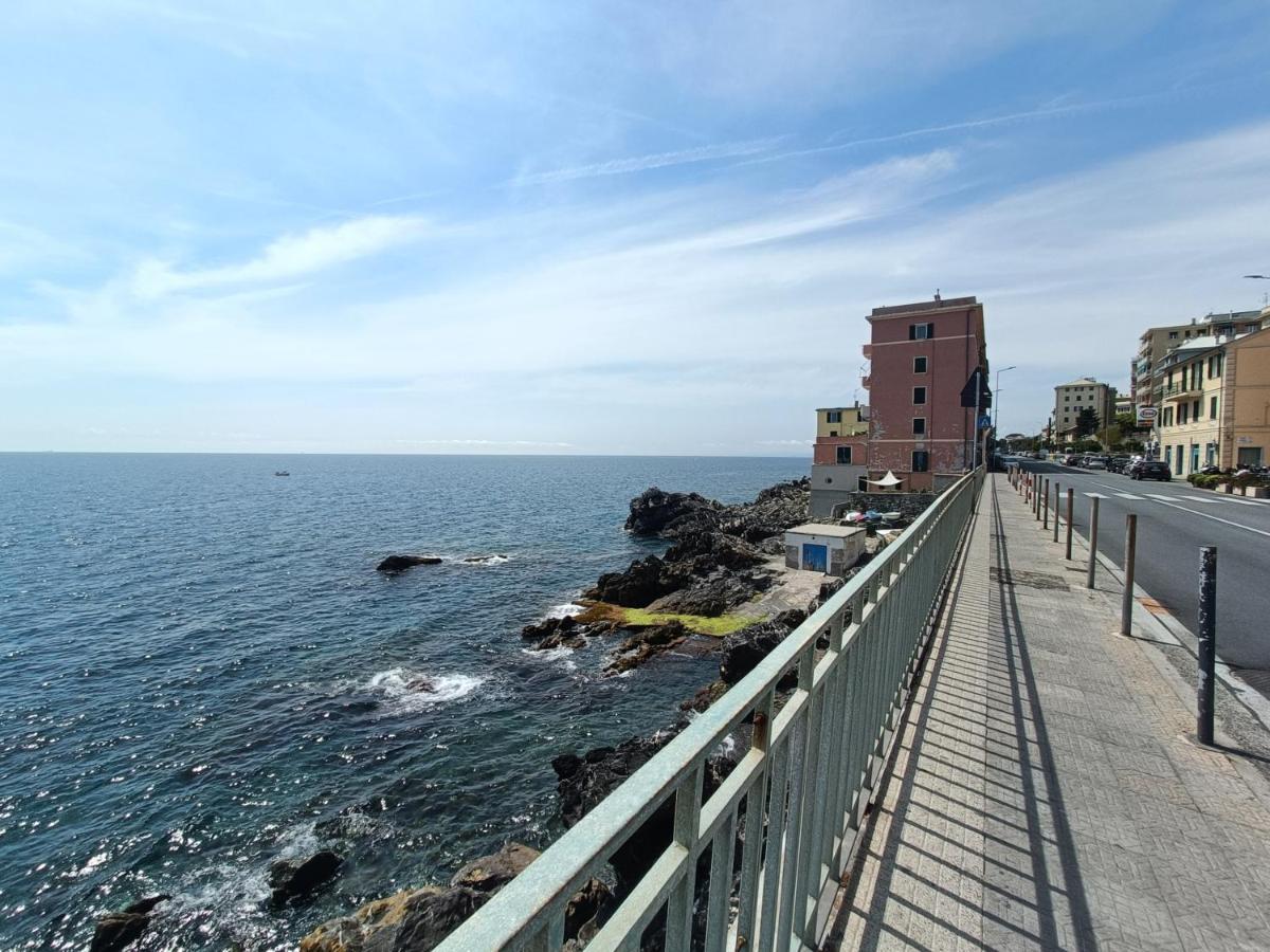 Incantevole Appartamento Genova Quinto Vicino Alla Spiaggia Buitenkant foto